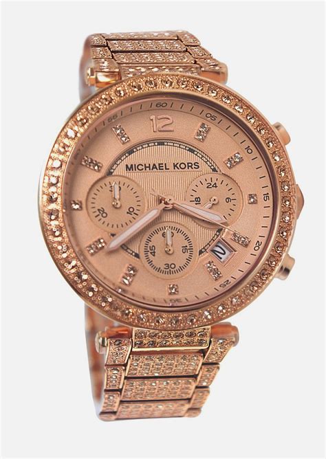 michael kors damenuhren rosegold|michael kors rose gold watch.